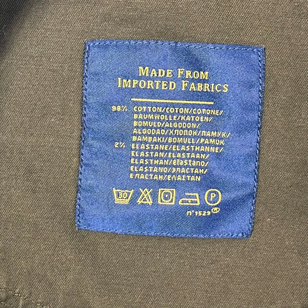 Polo Ralph Lauren Stretch Slim Fit Pants Mens 34x34 (Fits 36x34) Olive Green